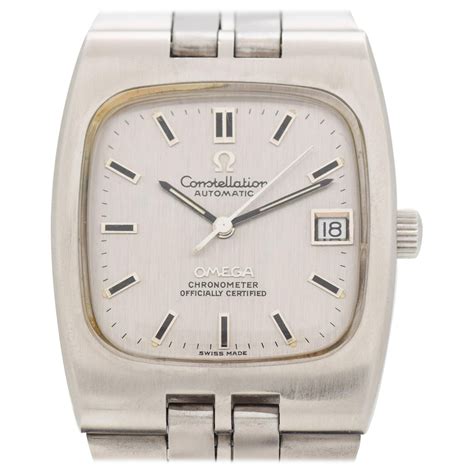 omega constellation vintage mens watch automatic swiss|stainless steel omega constellation vintage.